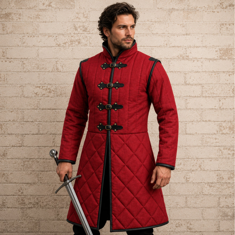 Handmade Medieval Gambeson – Padded Armor Costume & Father's Day Gift