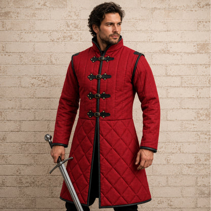 Handmade Medieval Gambeson – Padded Armor Costume & Father's Day Gift