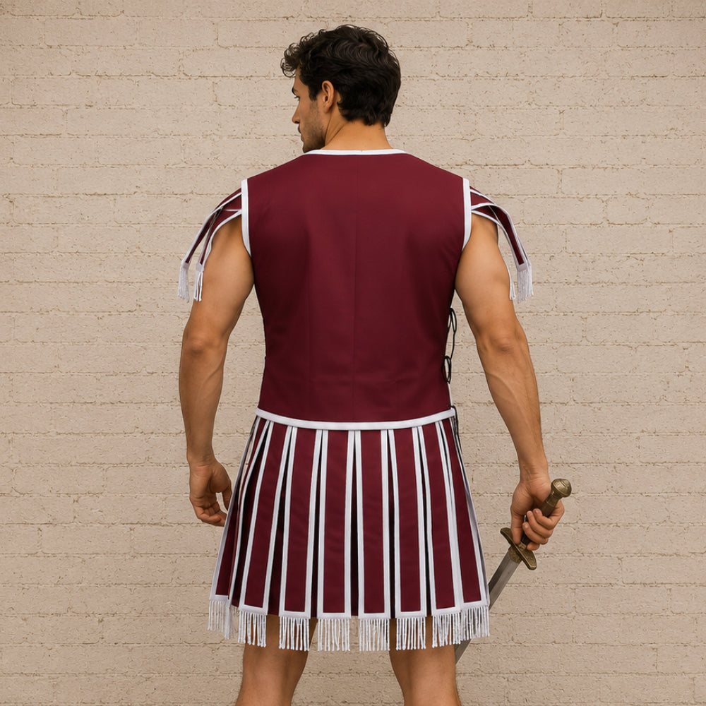 Roman Subarmalis Armor Costume | Padded Roman Soldier Armor for LARP, Cosplay & Historical Reenactment