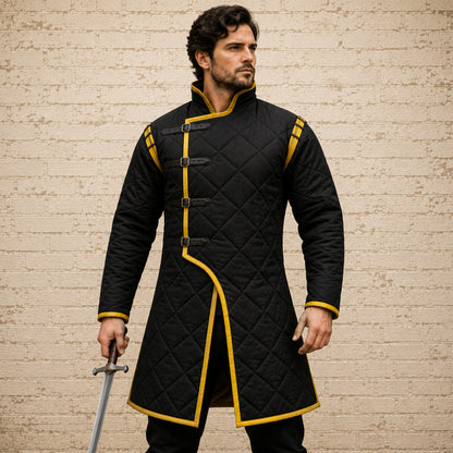 Green Viking Gambeson – Medieval Ren Faire & Cosplay Costume
