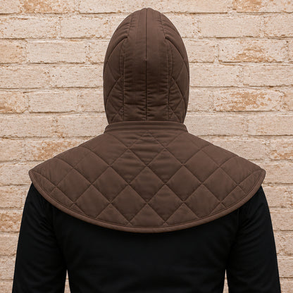 Medieval Padded Cotton Coif Hood for LARP, SCA & Renaissance Fairs