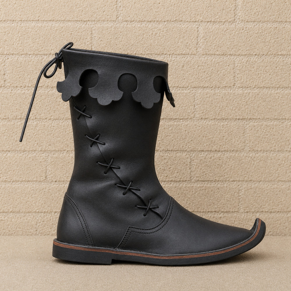 Medieval Leather Shoes – Renaissance Fair Boots & Historical Footwear