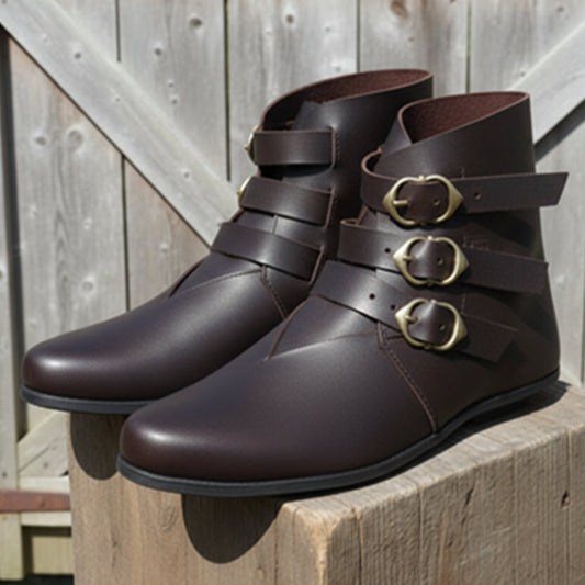 Roman Leather Boots – Historical Reenactment Footwear, LARP, Cosplay & Ren Faire Boots
