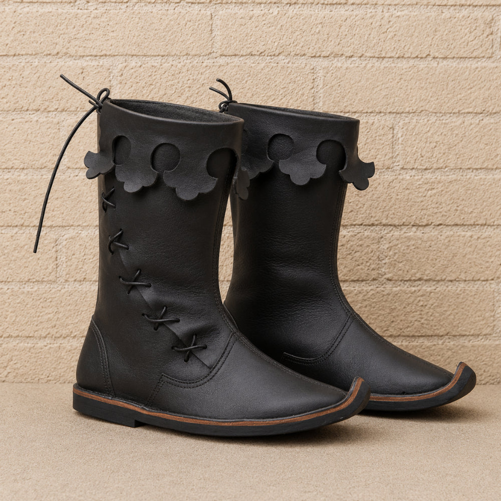 Medieval Leather Shoes – Renaissance Fair Boots & Historical Footwear