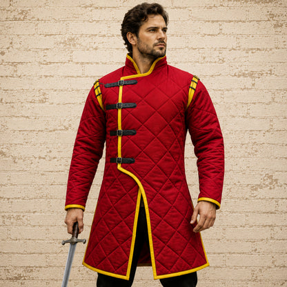 Green Viking Gambeson – Medieval Ren Faire & Cosplay Costume