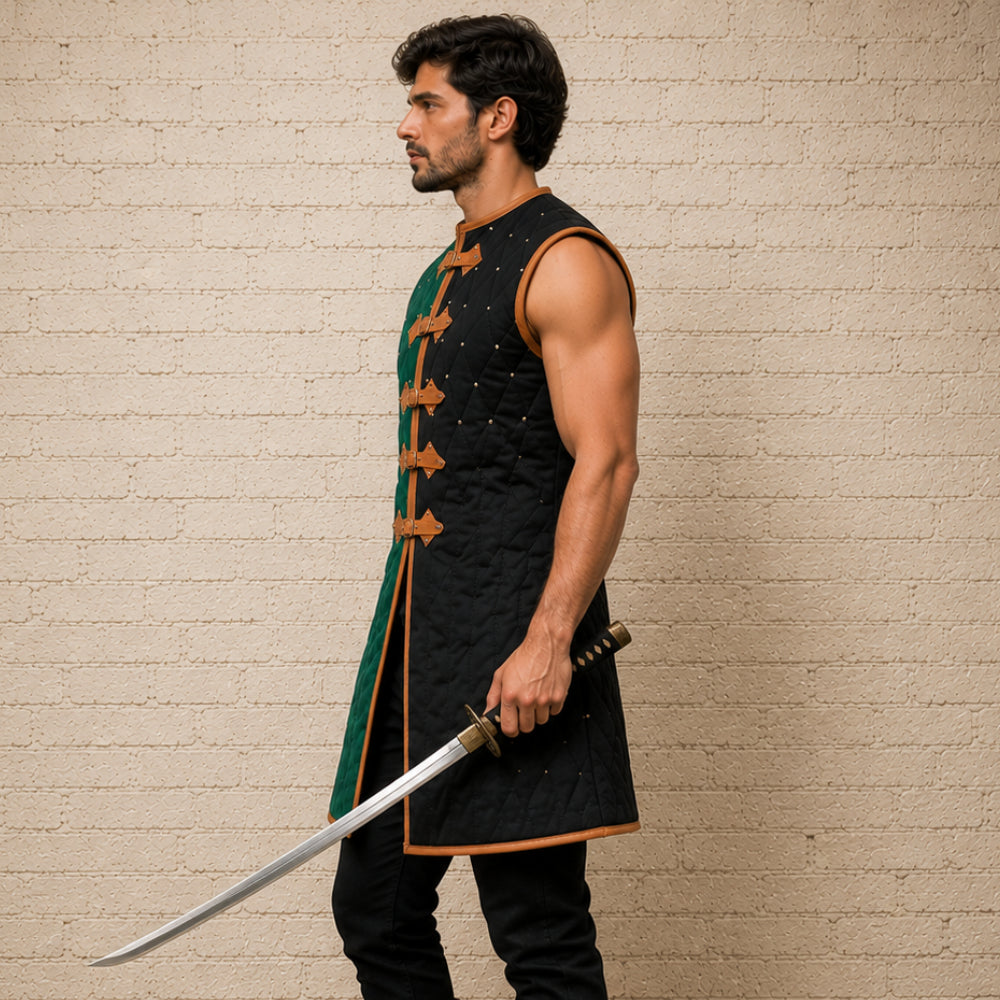 Sleeveless Medieval Gambeson for Ren Faire & LARP