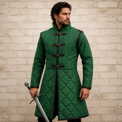 Handmade Medieval Gambeson – Padded Armor Costume & Father's Day Gift