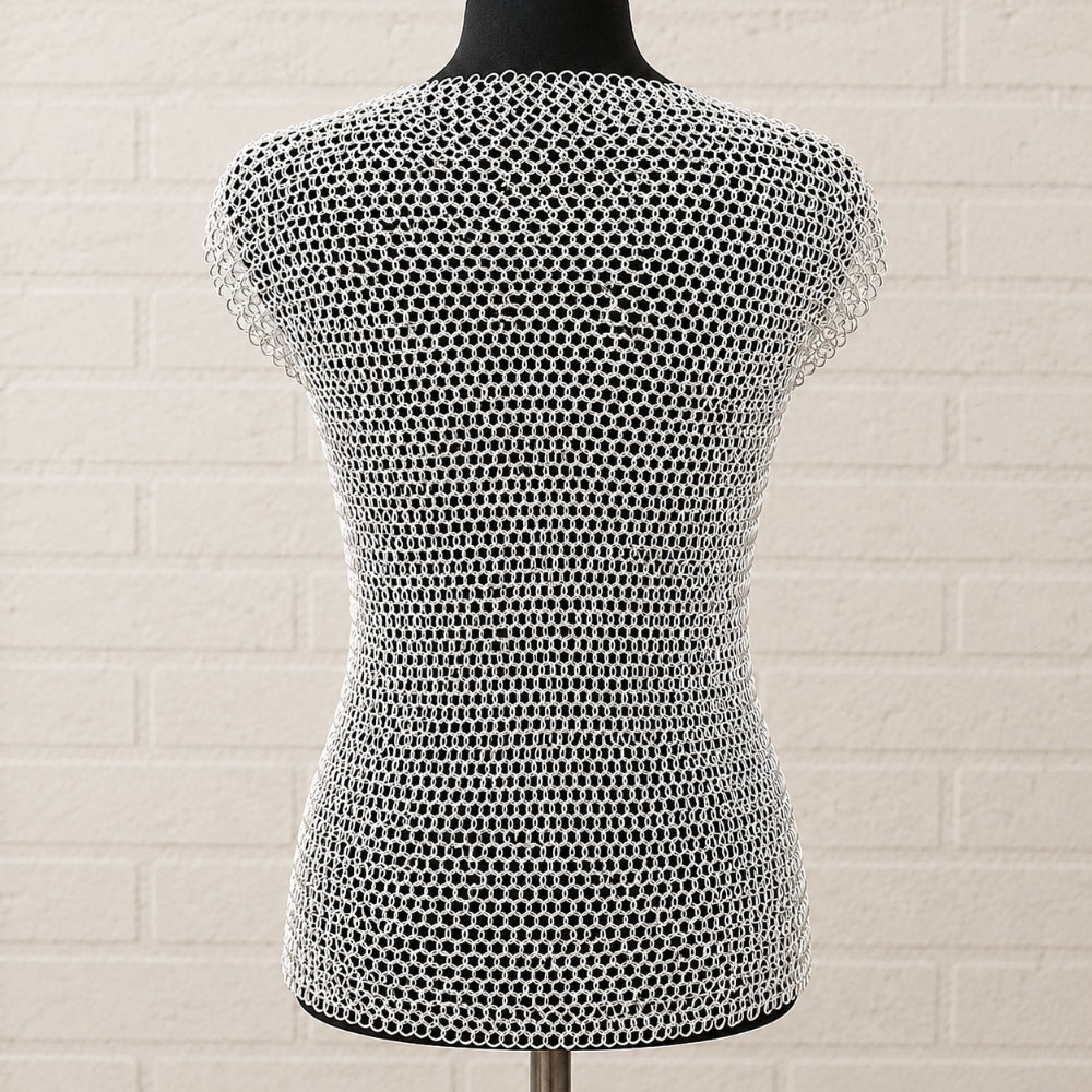 Medieval Chainmail Shirt – 9mm Butted Ring Chainmail Vest for LARP, Cosplay & Reenactment