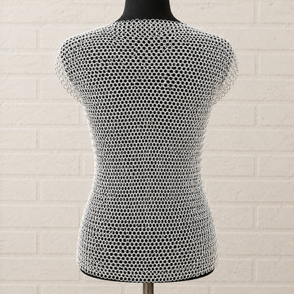 Medieval Chainmail Shirt – 9mm Butted Ring Chainmail Vest for LARP, Cosplay & Reenactment