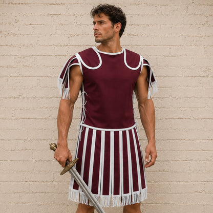 Roman Subarmalis Armor Costume | Padded Roman Soldier Armor for LARP, Cosplay & Historical Reenactment