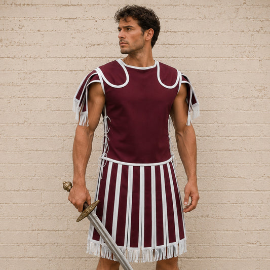 Roman Subarmalis Armor Costume | Padded Roman Soldier Armor for LARP, Cosplay & Historical Reenactment