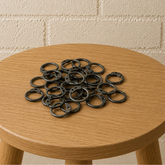 9mm Mild Steel Chainmail Rings – 18 Gauge Round Rings