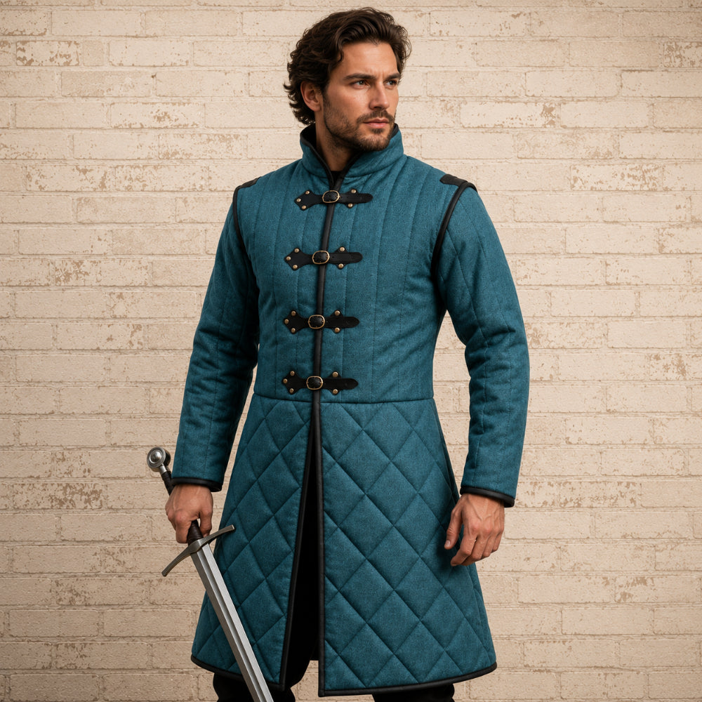 Handmade Medieval Gambeson – Padded Armor Costume & Father's Day Gift