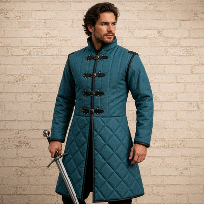 Handmade Medieval Gambeson – Padded Armor Costume & Father's Day Gift