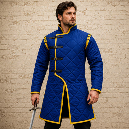 Green Viking Gambeson – Medieval Ren Faire & Cosplay Costume