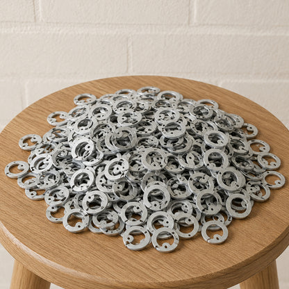 16 Gauge Aluminum Chainmail Rings – 10mm Flat Rings