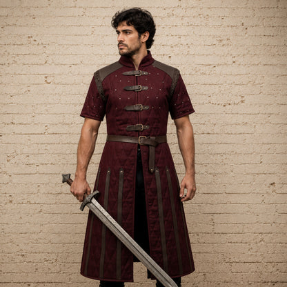 Medieval Half Sleeve Gambeson Costume | Ren Faire, LARP & Reenactment Armor