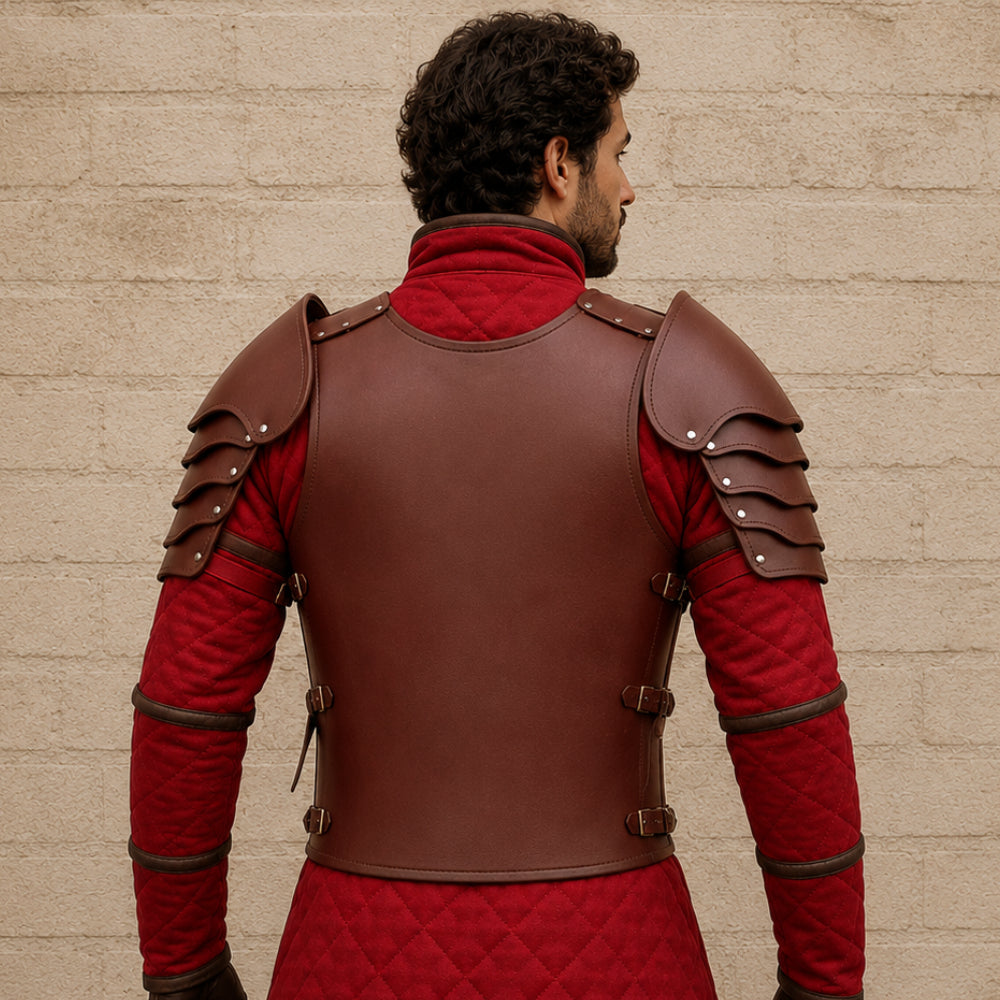 Medieval Leather Body Armor Chest Plate – LARP, Cosplay & Reenactment Gear