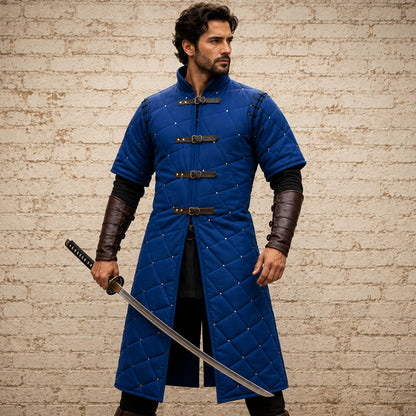 Renaissance Faire Gambeson Armor | Authentic Medieval Costume for LARP & Reenactment