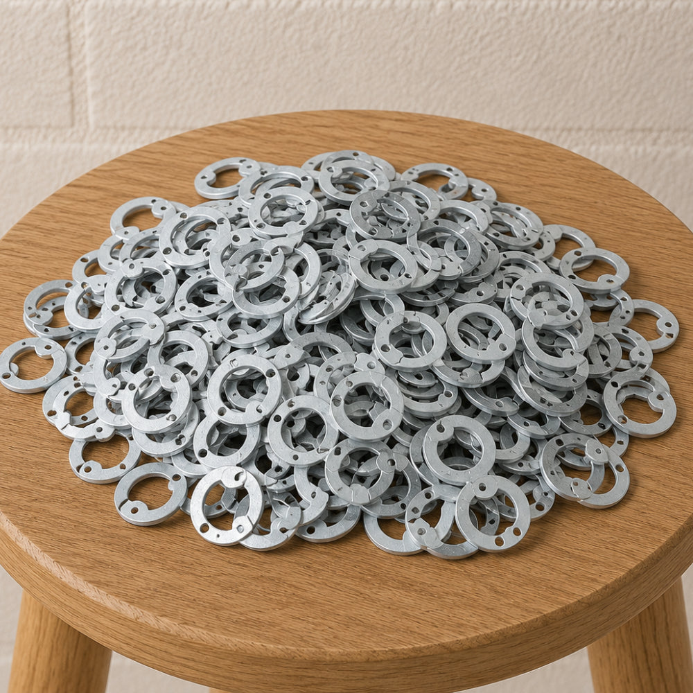 16 Gauge Aluminum Chainmail Rings – 10mm Flat Rings