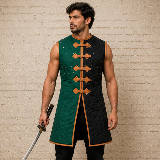 Sleeveless Medieval Gambeson for Ren Faire & LARP
