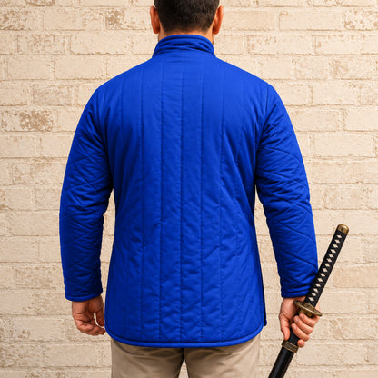 Medieval Blue Padded Gambeson – Knight & Viking Costume