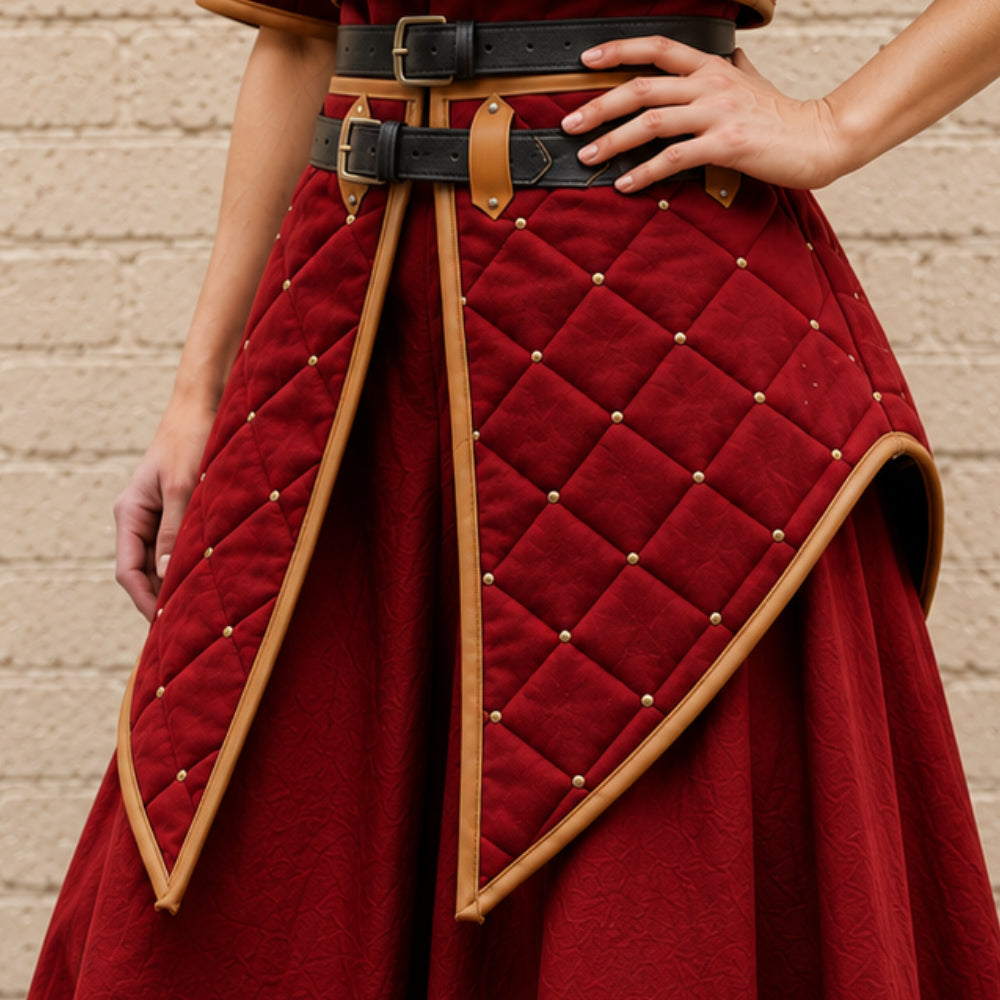 Women's Medieval Padded Gambeson Costume | Renaissance Faire, LARP & Halloween Armor Outfit