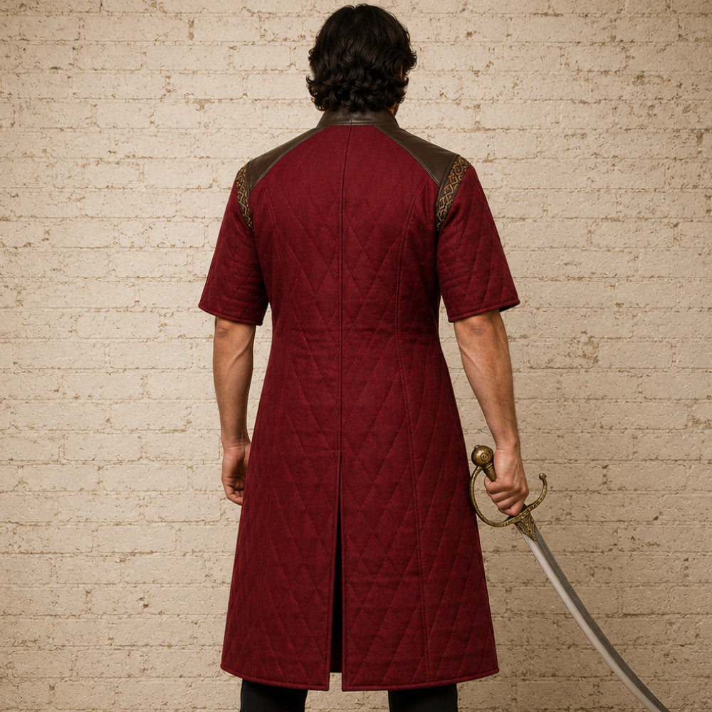Medieval Half Sleeve Gambeson Costume | Ren Faire, LARP & Reenactment Armor