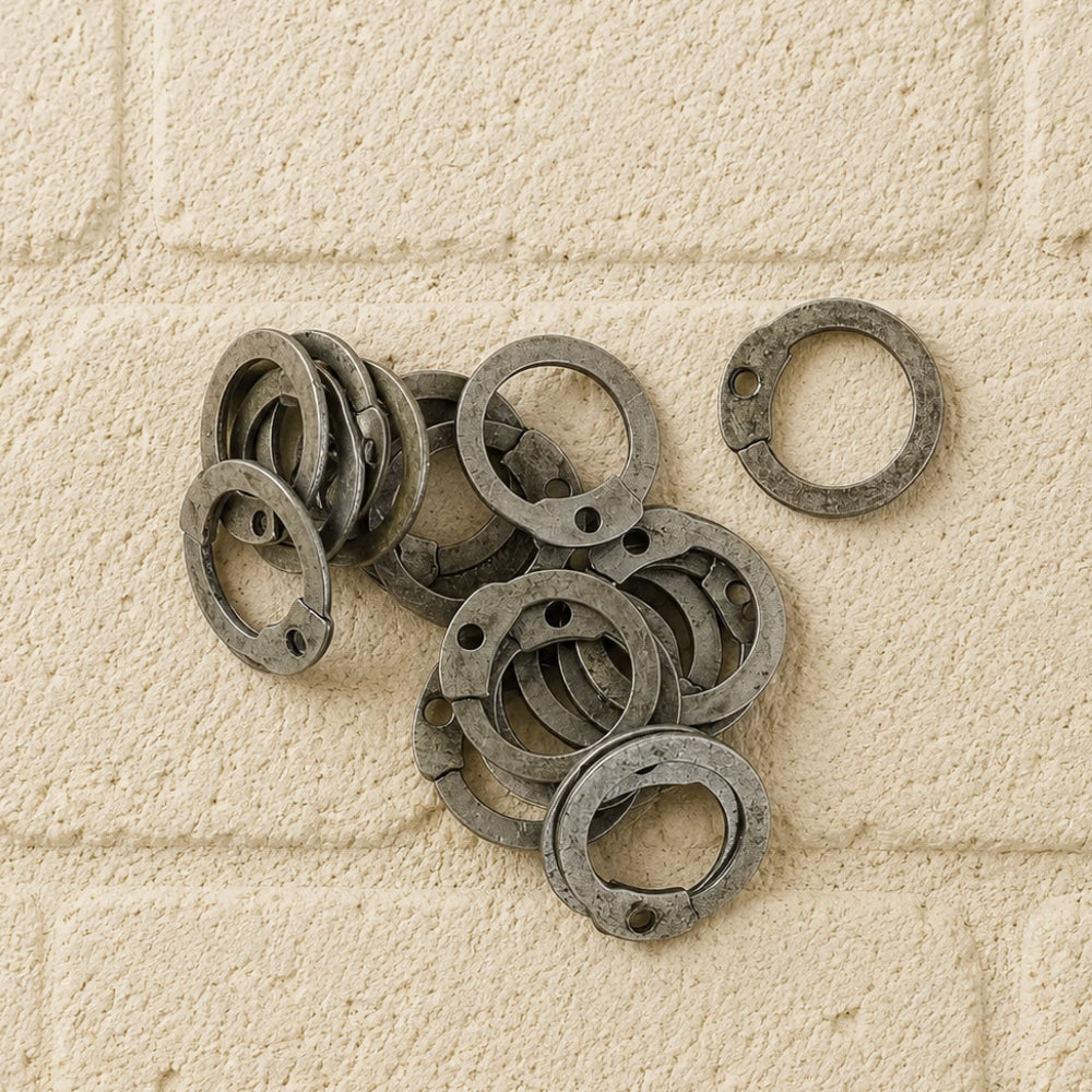 Flat Riveted Chainmail Rings with Tool – 6mm–9mm 18 Gauge Natural Finish for LARP & Reenactment