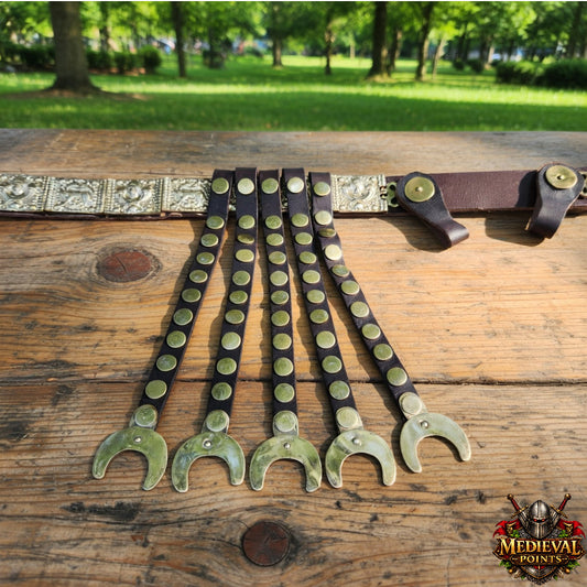 She-Wolf Leather Belt | Roman Cingulum Belt – Reenactment Costume