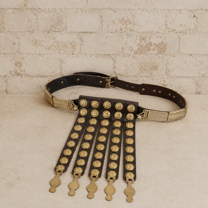 Roman Legionary Leather Cingulum Belt | Gladiator Armor for LARP & Ren Faire