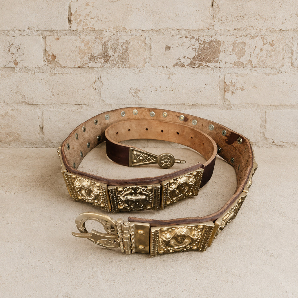 Roman Legionary Cingulum Belt with She-Wolf Emblem | Ancient Warrior Armor