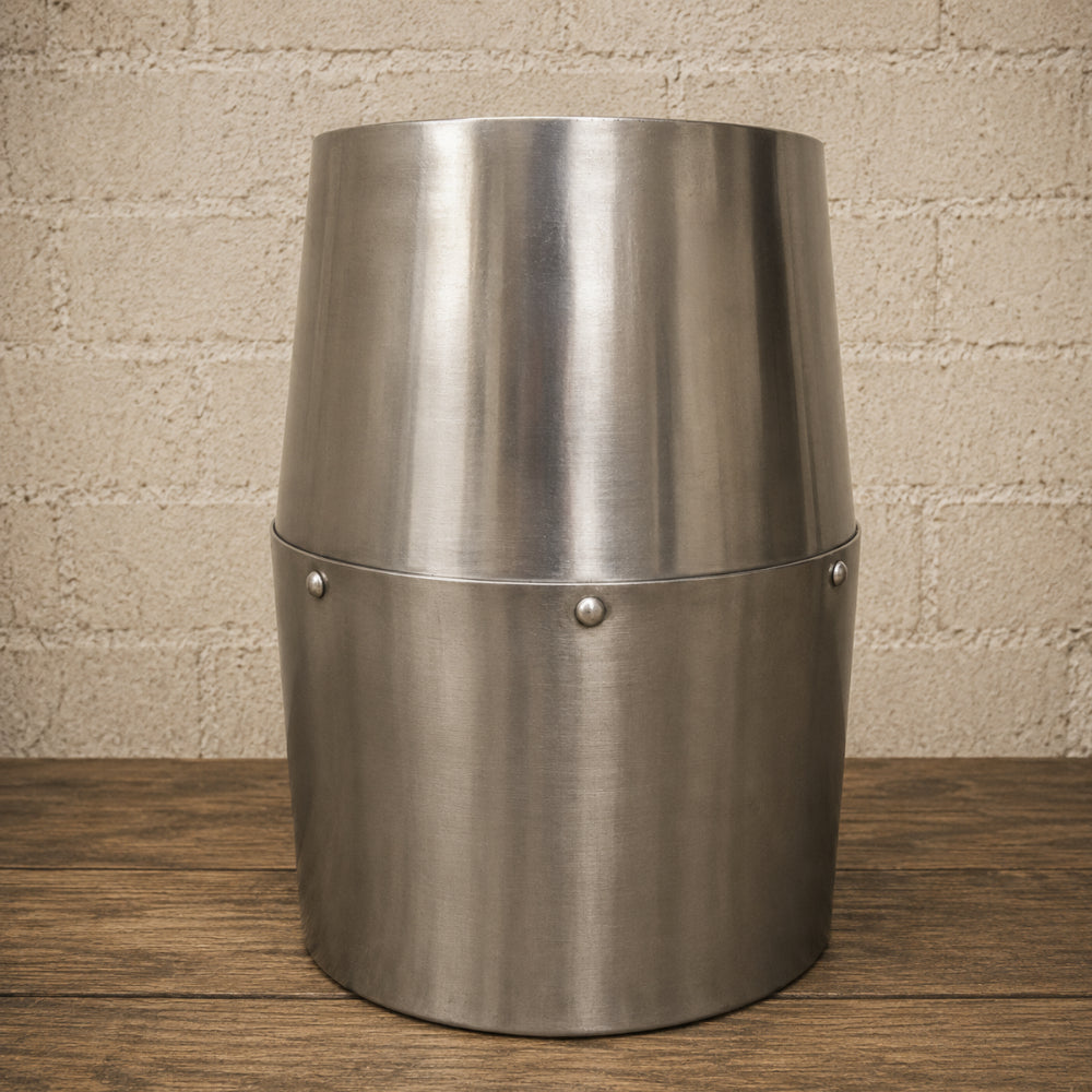 Medieval Knight Templar Helmet – Crusader Armor with Display Stand