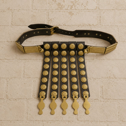 Roman Legionary Leather Cingulum Belt | Gladiator Armor for LARP & Ren Faire