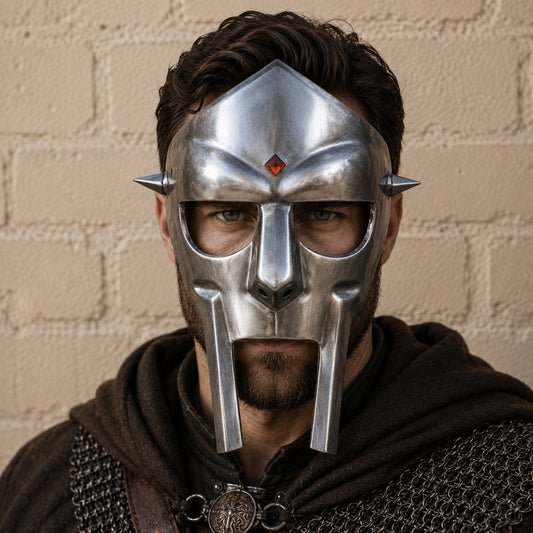 Metal Gladiator Style Mask Helmet – Hip Hop Inspired Cosplay Armor Mask