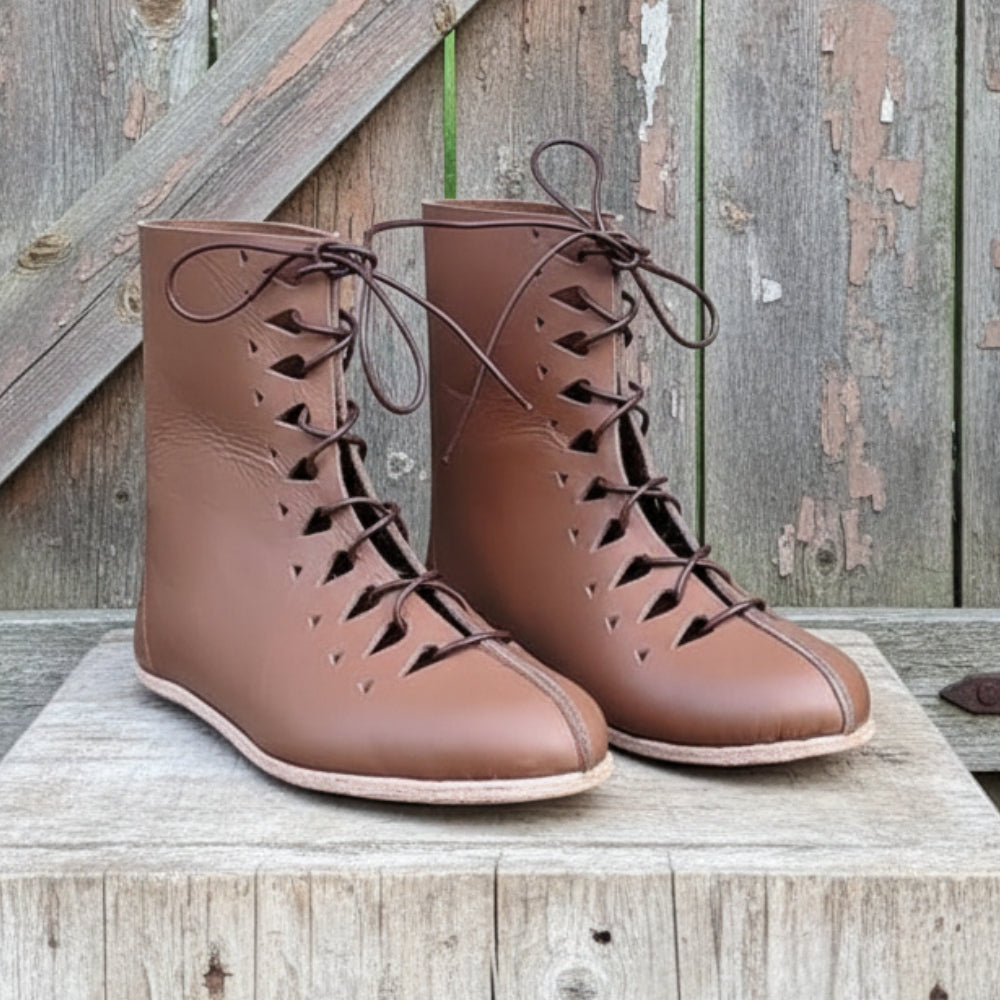 Roman Leather Shoes: Reenactment Ren-faire Leather Boots