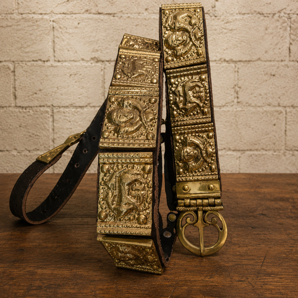 Roman Legionary Cingulum Belt with She-Wolf Emblem | Ancient Warrior Armor