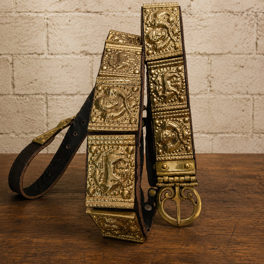 Roman Legionary Cingulum Belt with She-Wolf Emblem | Ancient Warrior Armor