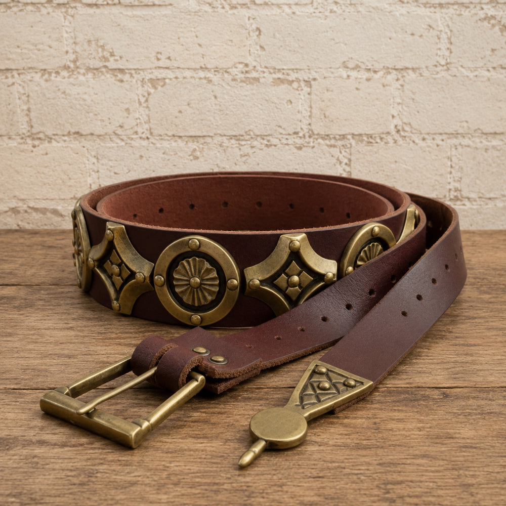 Medieval Leather Belt – Ren Faire, LARP & Historical Reenactment Accessory