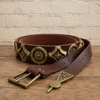 Medieval Leather Belt – Ren Faire, LARP & Historical Reenactment Accessory