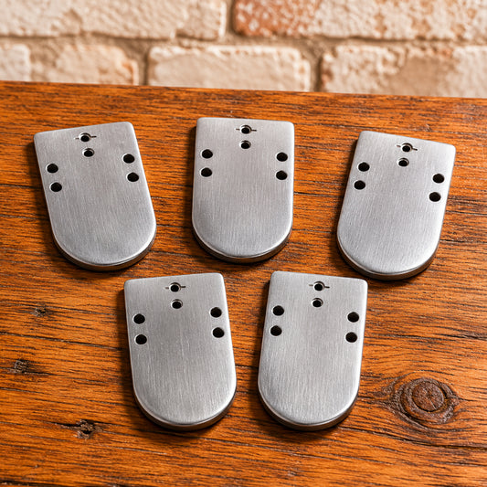 Silver Lorica Squamata Roman Scale Armor Plates – Type 13, 13 × 25 mm | Roman Cuirass Armor Reproduction