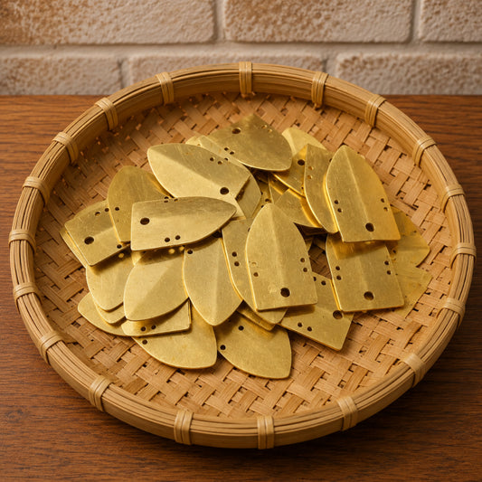 Brass Lorica Squamata Armor Scales – Roman Armor Repair & Reenactment Kit, Type 11