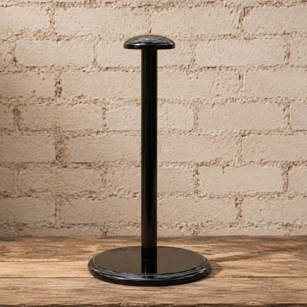 Greek Corinthian Helmet Replica with Wooden Display Stand – Ancient Warrior Armor Collectible