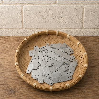 20 Gauge Mild Steel Lamellar Plates – 7 x 2 cm Armor Scales for Repair, Reenactment & LARP