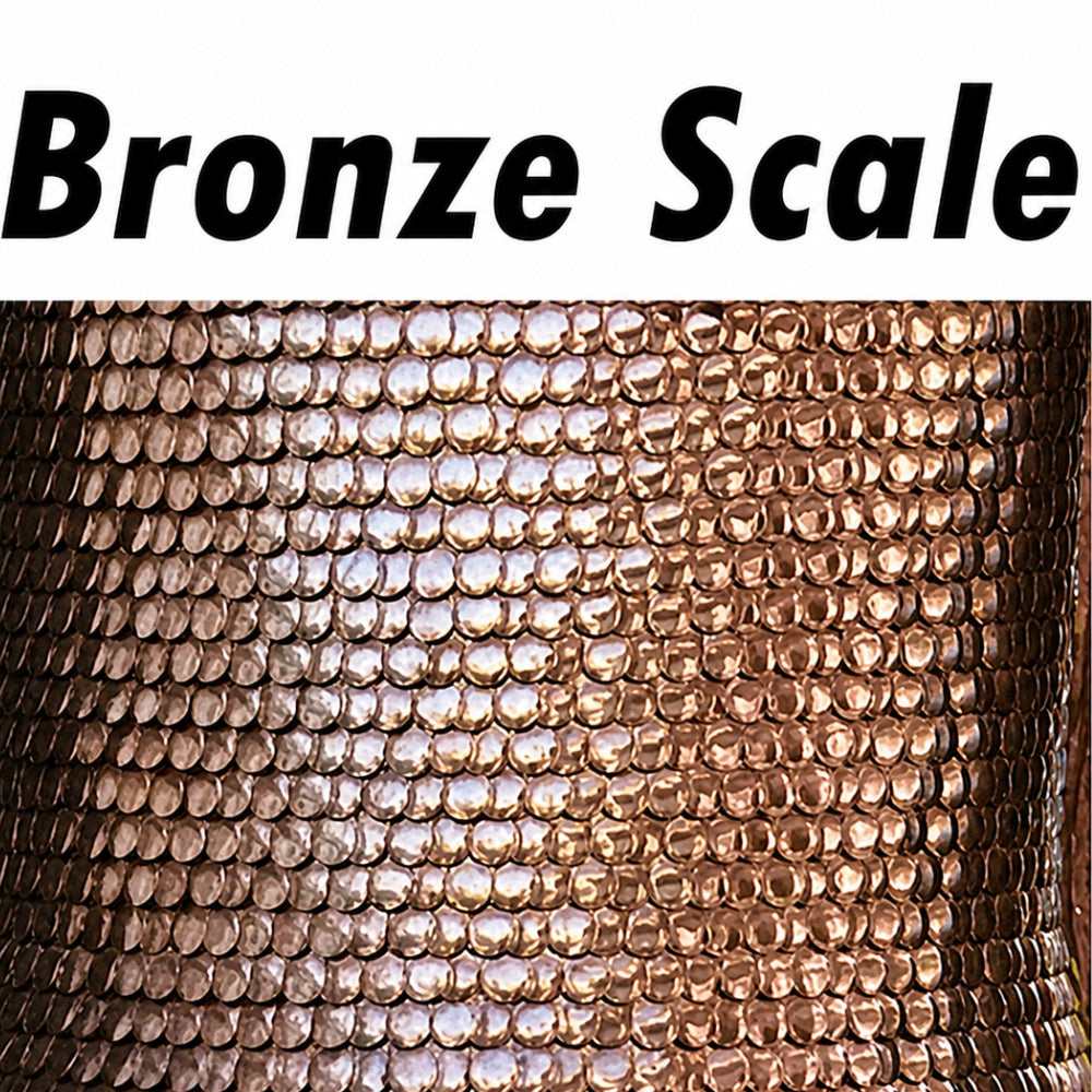 Brass Scale Armor Collar | Medieval Neck Gorget for LARP, SCA, Renaissance Faire & Cosplay | Handmade Warrior Armor |