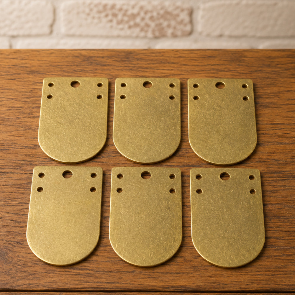 Brass Lorica Squamata Scales – Roman Scale Armor Kit for Reenactment, 25 × 35 mm
