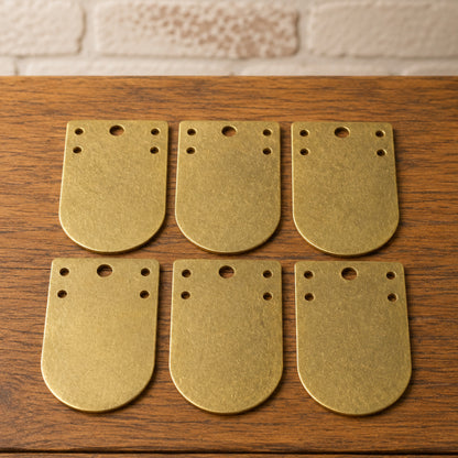 Brass Lorica Squamata Scales – Roman Scale Armor Kit for Reenactment, 25 × 35 mm