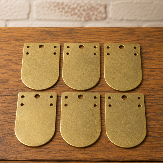Brass Lorica Squamata Scales – Roman Scale Armor Kit for Reenactment, 25 × 35 mm