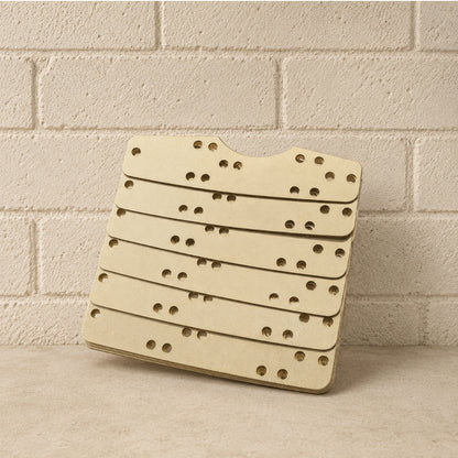 Loose Lamellar Armor Plates – Type III – 20 Gauge Mild Steel