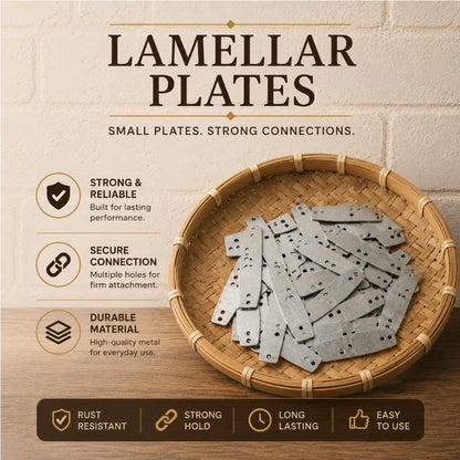 20 Gauge Mild Steel Lamellar Plates – 7 x 2 cm Armor Scales for Repair, Reenactment & LARP
